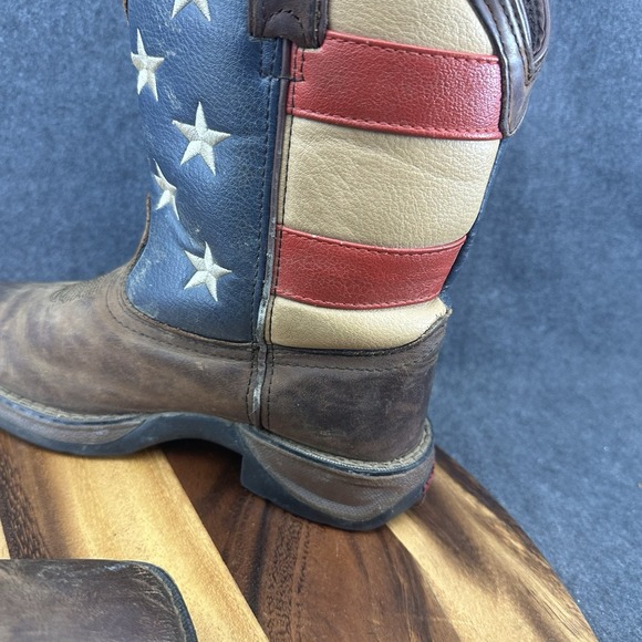 Lil' Rebel by Durango Little Kids' Flag Western Boot Size 1 DBT0159 - Picture 10 of 14